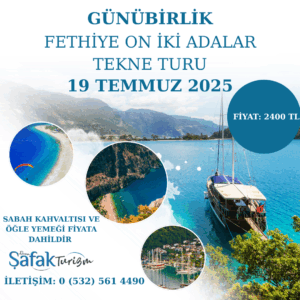 FETHİYE TEKNE TURU