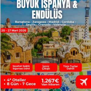 RAMAZAN BAYRAMINA ÖZEL BÜYÜK İSPANYA VE ENDÜLÜS TURU