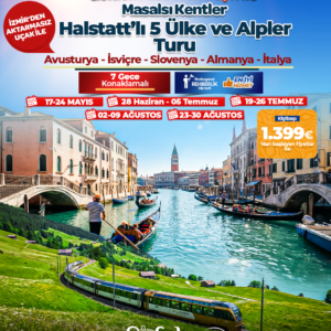 Golden Pass Tren Keyfi ile 5 Ülke ve Alpler Turu (Masalsı Kentler)