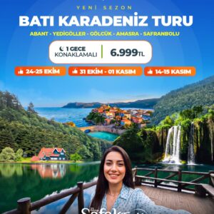 Denizli çıkışlı Batı Karadeniz Turu